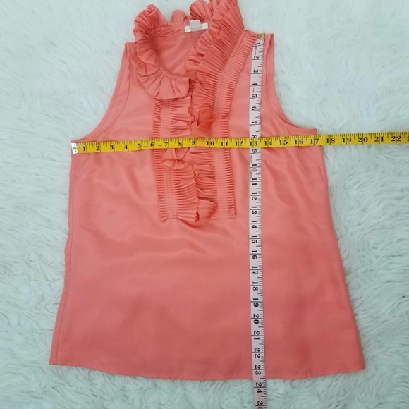 🍀 J.Crew | Ruffled Sleeveless Top - Picture 4 of 6